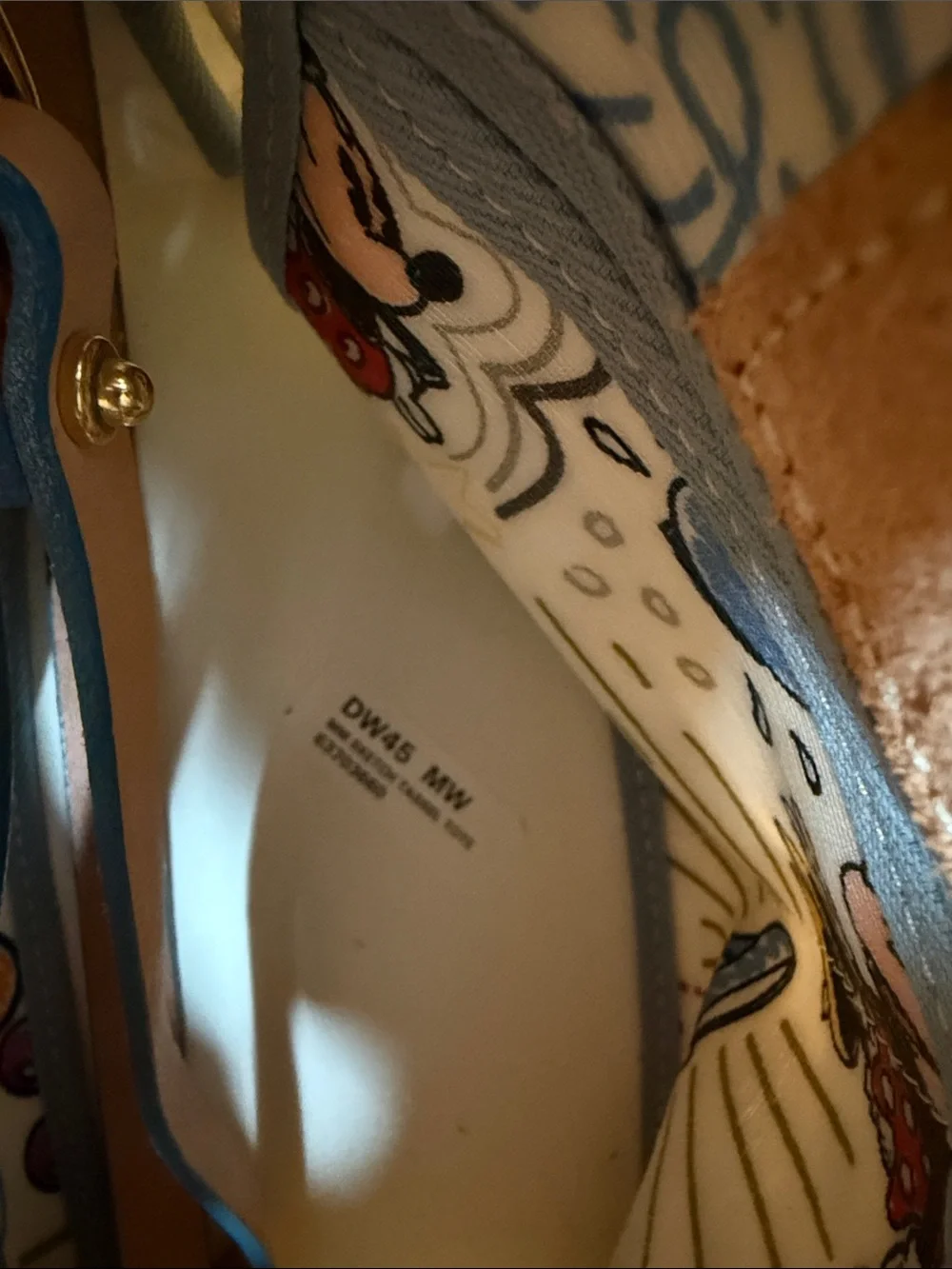 Dooney & Bourke White Multicolor Disney Mickey Satchel